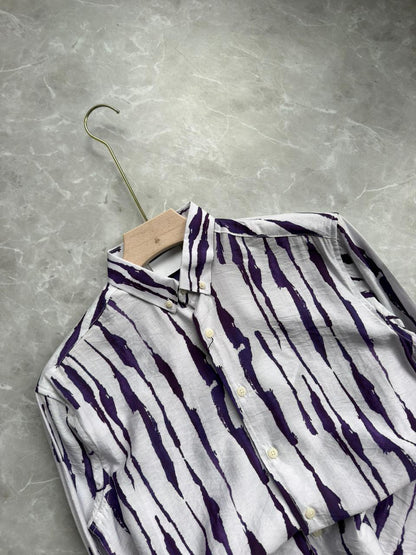 LAVENDER IMPORTED PRINTED SHIRT