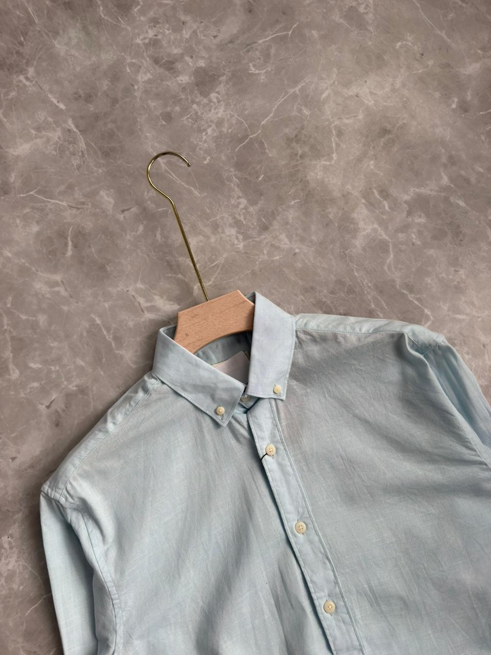 SKYBLUE LINEN SHIRT