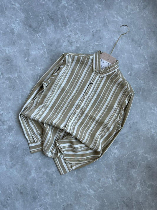SANDAL LINEN STRIPES SHIRT