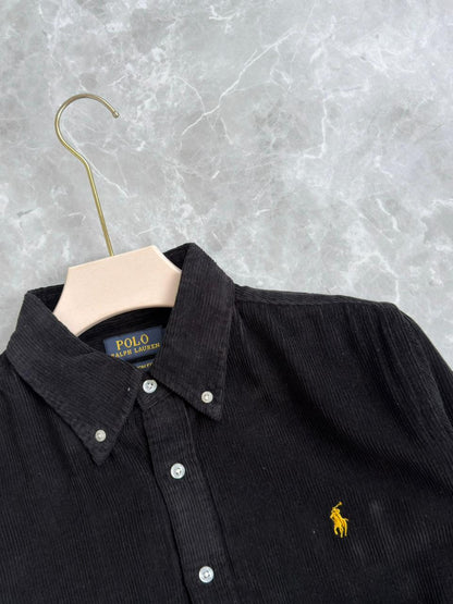 BLACK CORDUROY SHIRT
