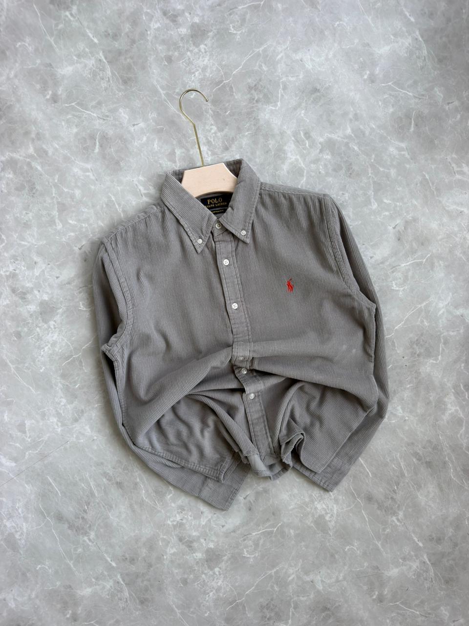 GRAY CORDUROY SHIRT