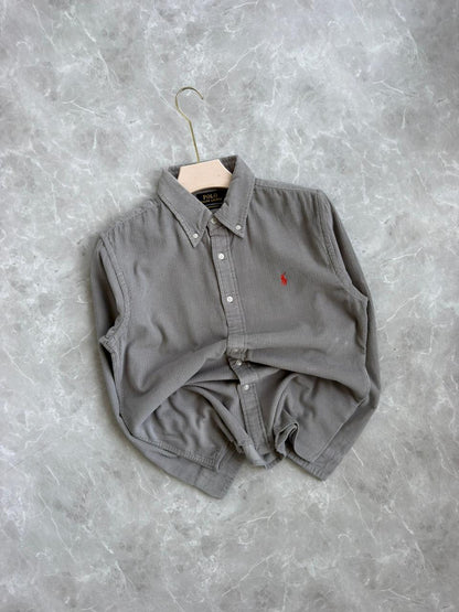 GRAY CORDUROY SHIRT
