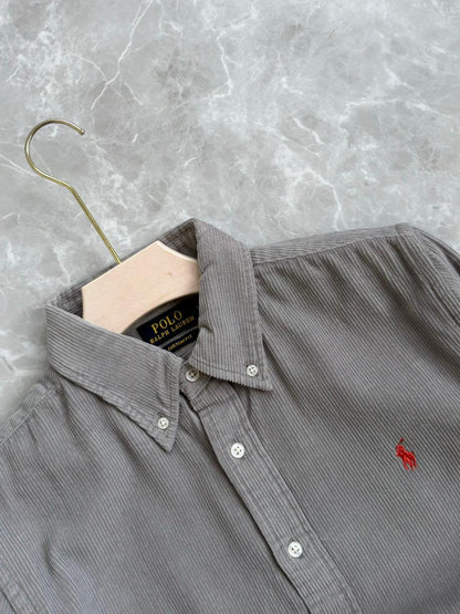 GRAY CORDUROY SHIRT