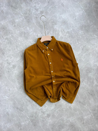 GOLD CORDUROY SHIRT