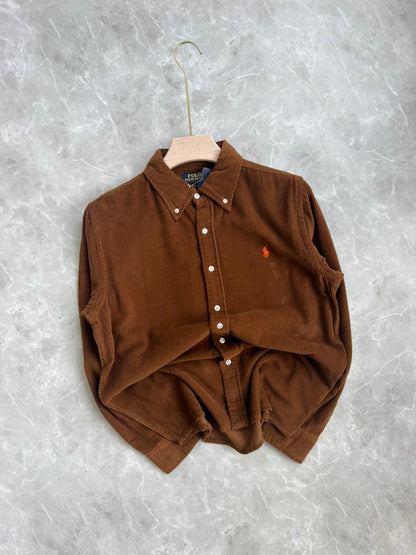 BROWN CORDUROY SHIRT