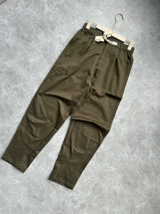 GREEN CARGO TROUSERS