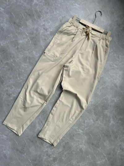 BEIGE CARGO TROUSERS