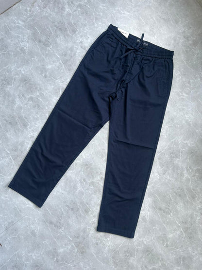 BLUE LINEN TROUSERS