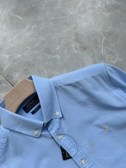 BLUE LINEN SHIRT