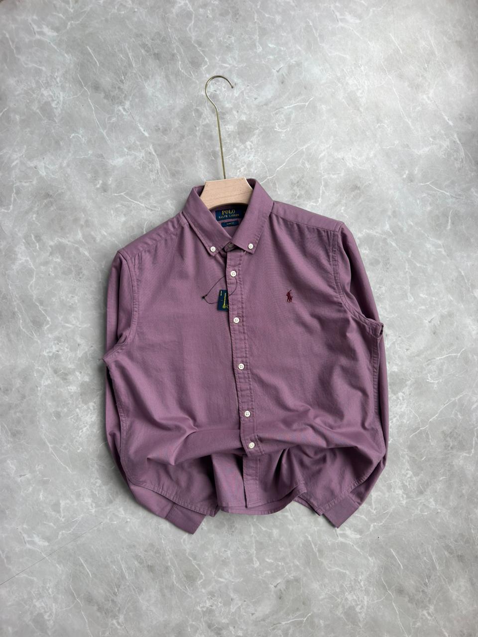 LAVENDER COTTON SHIRT