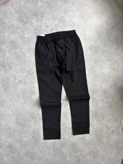 BLACK LINEN TROUSERS