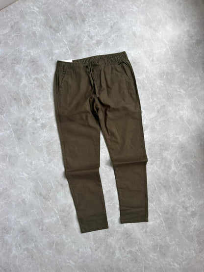 GREEN LINEN TROUSERS